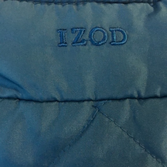Gorgeous reversible quilted fleece IZOD vest! - Picture 5 of 10
